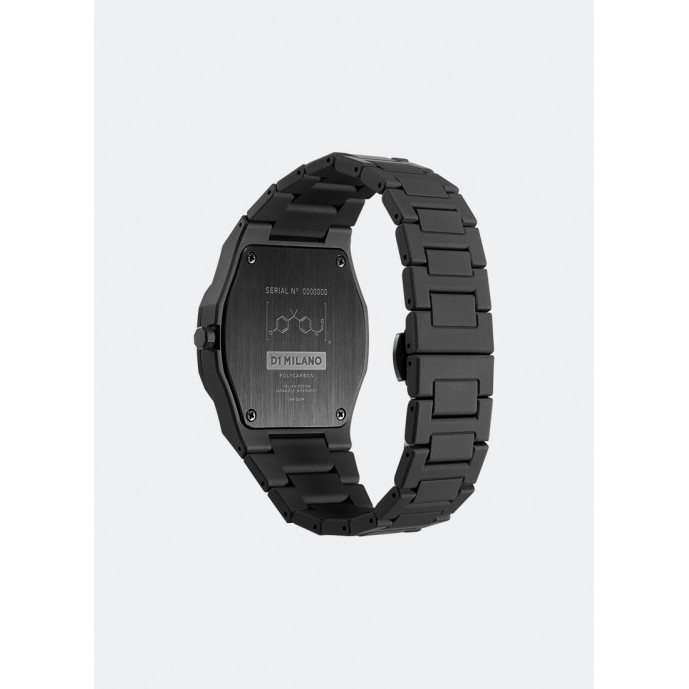 Jam Tangan Pria D1 Milano Polycarbon 2019 Watch Total Black Pcbj10
