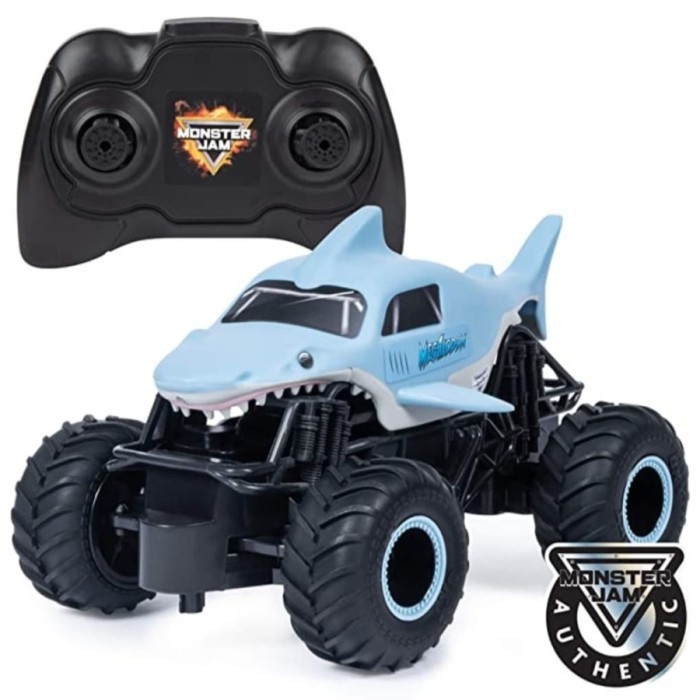 Monster Jam Megalodon Remote Control Monster Truck 1 24 Scale