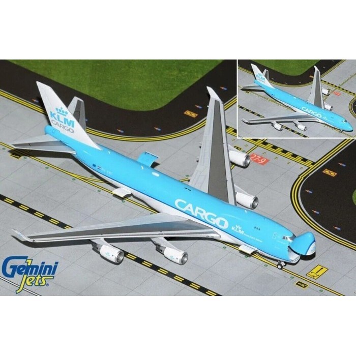 Gemini Jets Klm Cargo Boeing 747-400F Ph-Ckc Gjklm2077 Scale 1:400