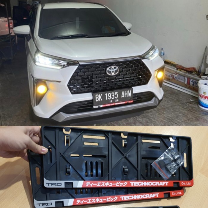 DUDUKAN PLAT NOMOR MOBIL TRD INNOVA FORTUNER