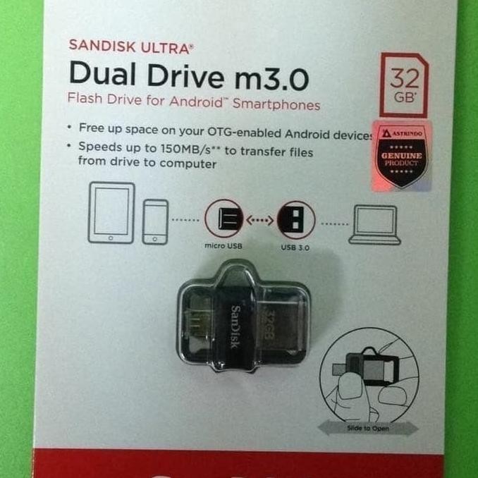 Sandisk Otg Micro Ultra Dual Usb Drive 3.0 Otg Flashdisk 32Gb