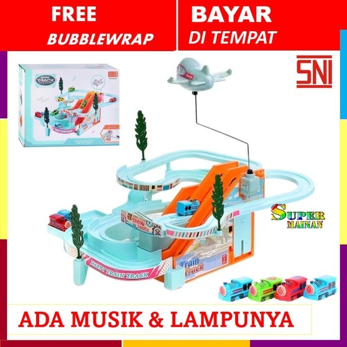 MAINAN ANAK KERETA API MAINAN ANAK REL THOMAS LAKI LAKI SET BESAR