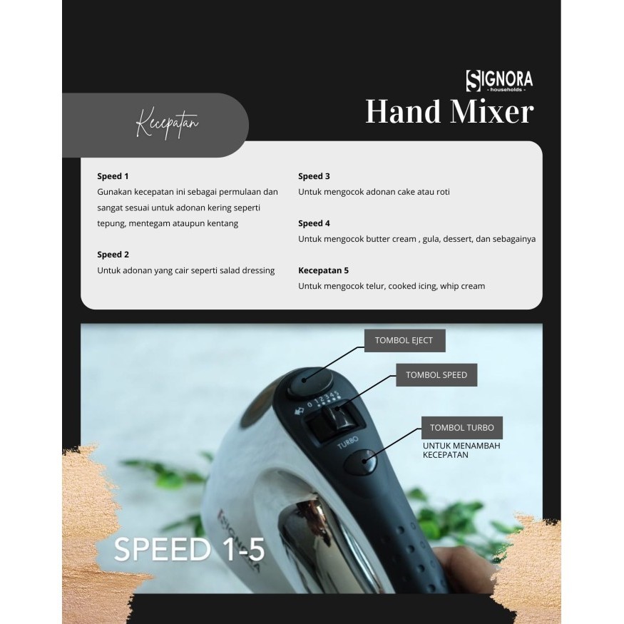 Hand Mixer Signora