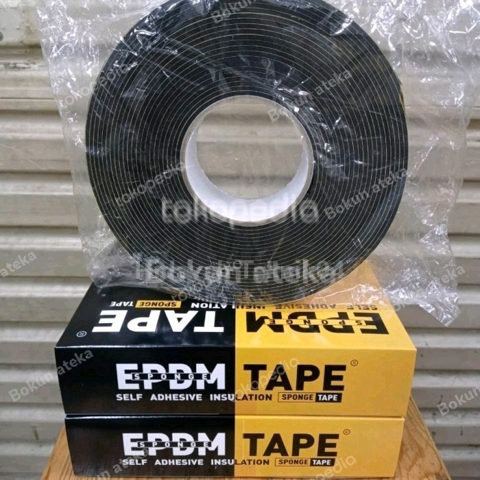 

HRG DISKON single foam EPDM SPONGE TAPE SELF ADHESIVE INSULATION 3MMX50MMX10 MTER