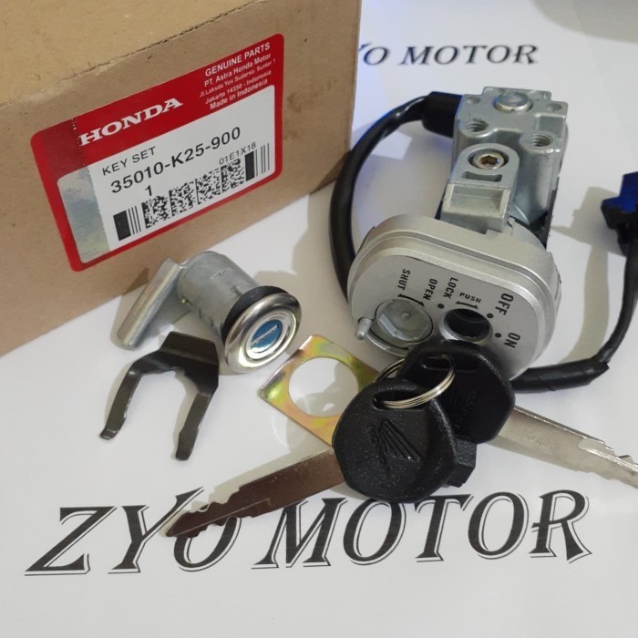 KUNCI MOTOR BEAT F1 / KUNCI KONTAK BEAT INJECTION PERTAMA KONTAK MOTOR