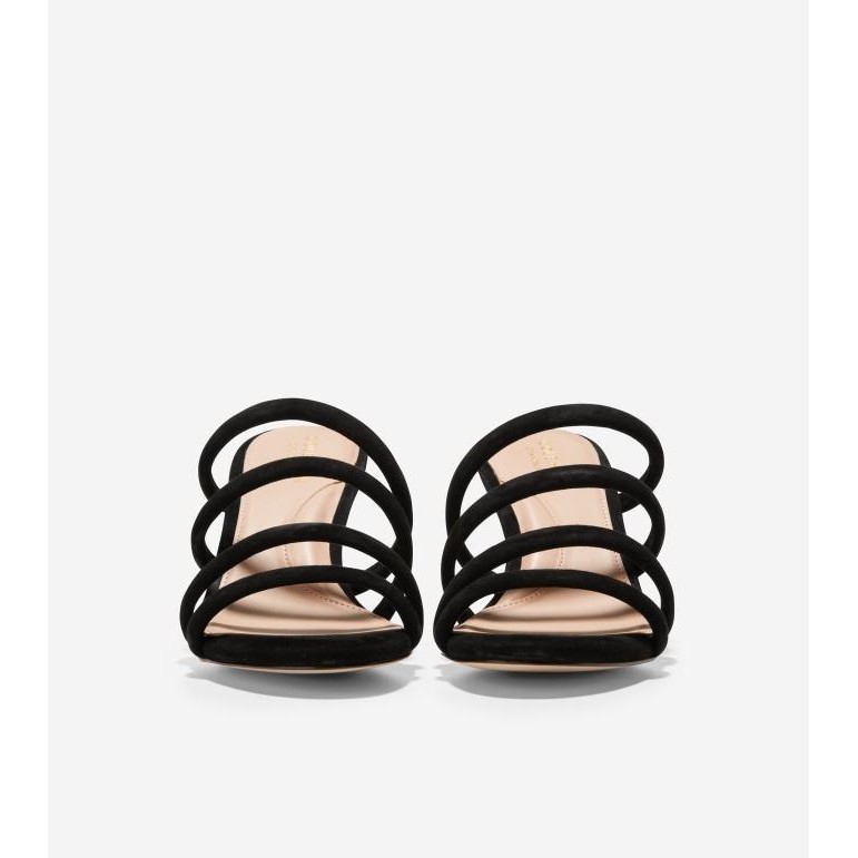Cole Haan Women Adella Sandal 65Mm - Sepatu Wanita (Hitam)