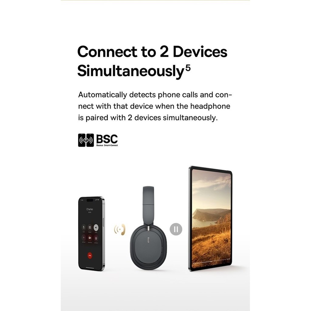 Baseus Bowie D05 Wireless Headphones Bluetooth Headset D 05