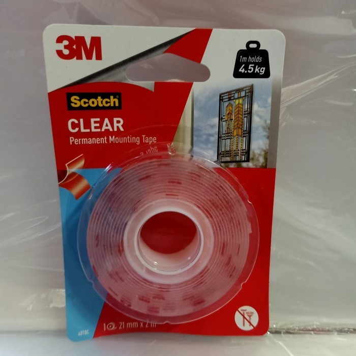 

HARGA DISKON Double Tape 3m Scotch Clear Permanent Mounting Tape VHB 21mm x 2m