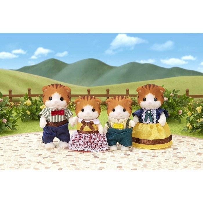 Sylvanian Families Maple Cat Family