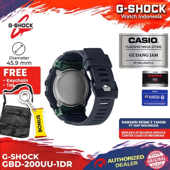 G-Shock Gshock Gbd-200Uu-1Dr Gbd-200Uu Gbd-200 Gbd200Uu Gbd 200Uu