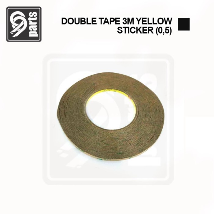 

HARGA DISKON Double Tape 3M Yellow Sticker 0,5 / Double Tape 3M Kuning 0,5