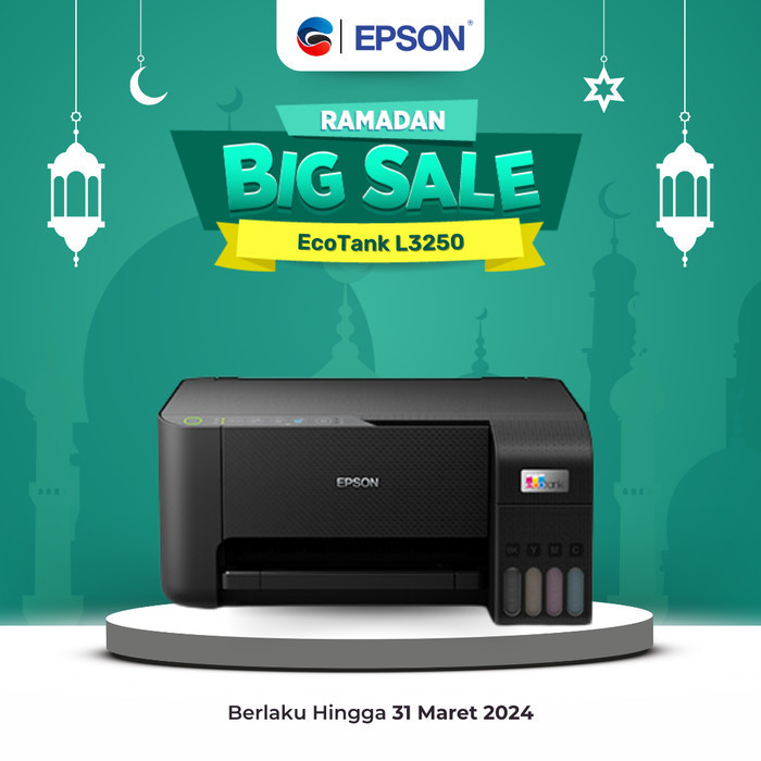 Epson Printer Ecotank L3250 All-In-One Ink Tank Printer
