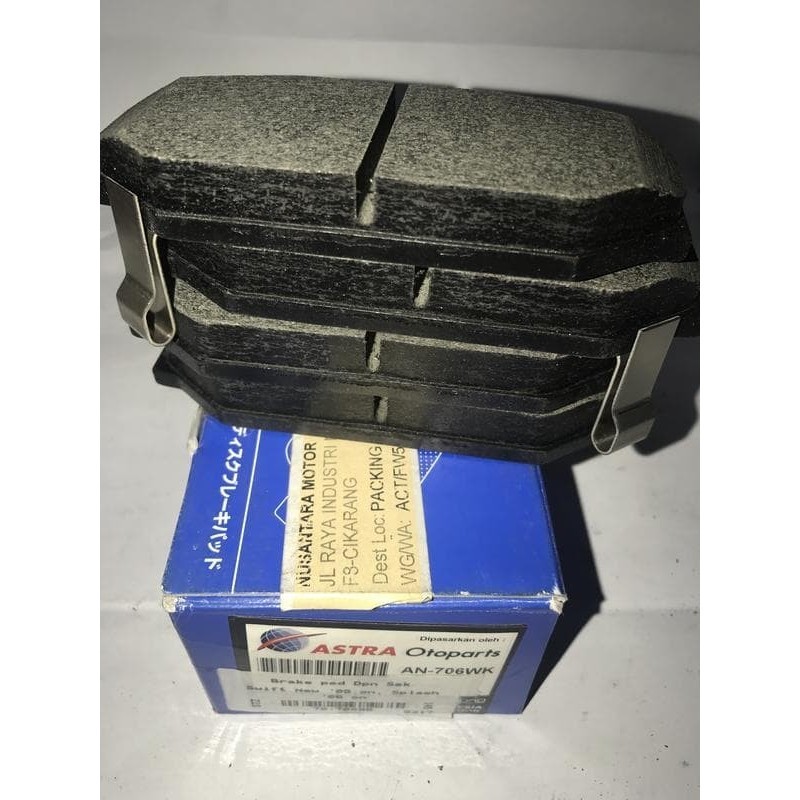 Brake Pad / Kampas Rem Dpn Swift '05 An-706Wk Akebono " 70890 "