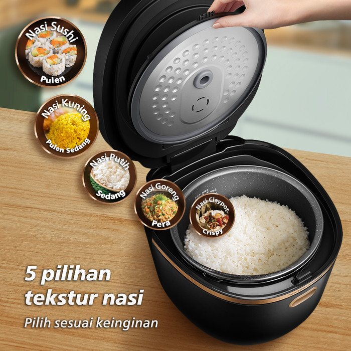 Philips Digital Rice Cooker 5000 Series Hd4539/30 - Induction Heating