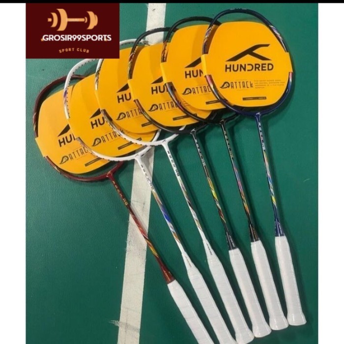 Hundred Rock R8 Raket Badminton Bulutangkis Original