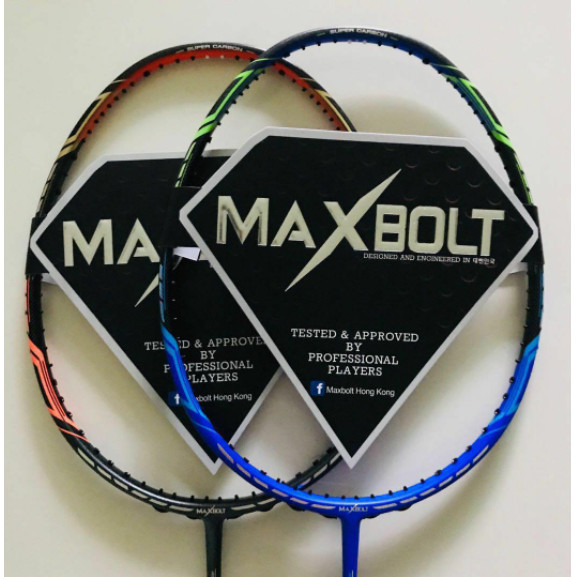 NEW - RAKET BADMINTON MAXBOLT ASSASIN ORIGINAL 4U-30LBS/G6 ORIGINAL