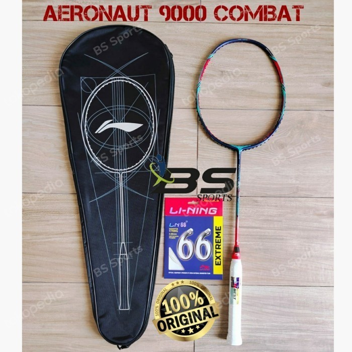 RAKET BADMINTON LINING AERONAUT 9000 C 9000C COMBAT ORIGINAL