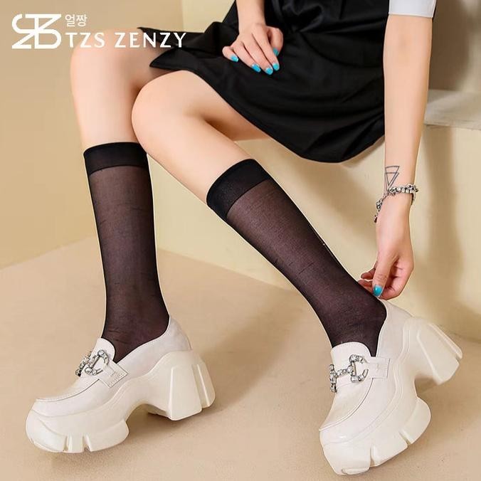 Tzs Zenzy Helshy Platform Korea Designed - Sepatu Wedges Wanita Comfy