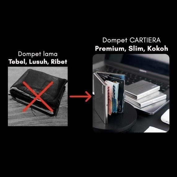 Cartiera Slim Wallet - Dompet Rfid Slim Simple Elegant