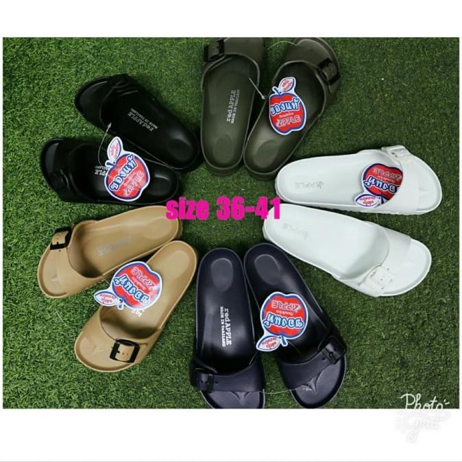 Sandal Wanita Red Apple Single Strap Bg 2561 Original Thailand