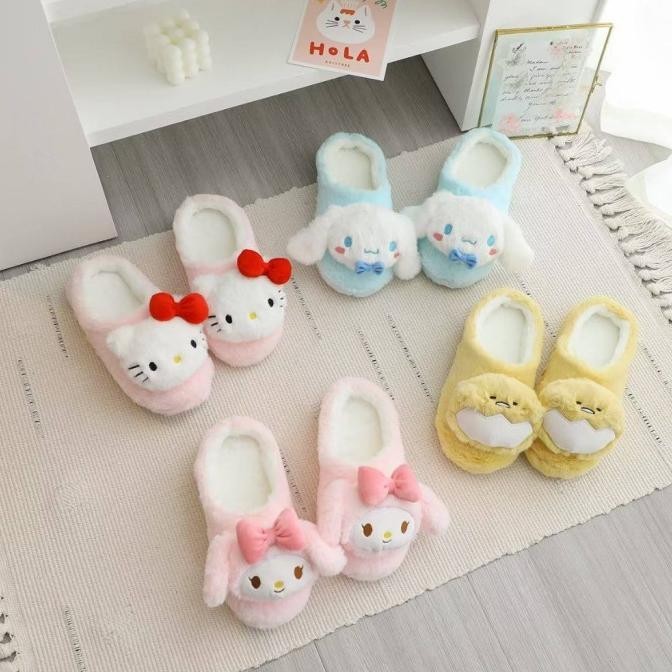 Sandal Sendal Gudetama My Melody Cinnamoroll Karakter Sanrio.