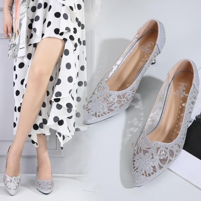 Ellora Ez-8660 Sepatu Heels Pesta Wanita Import Premium