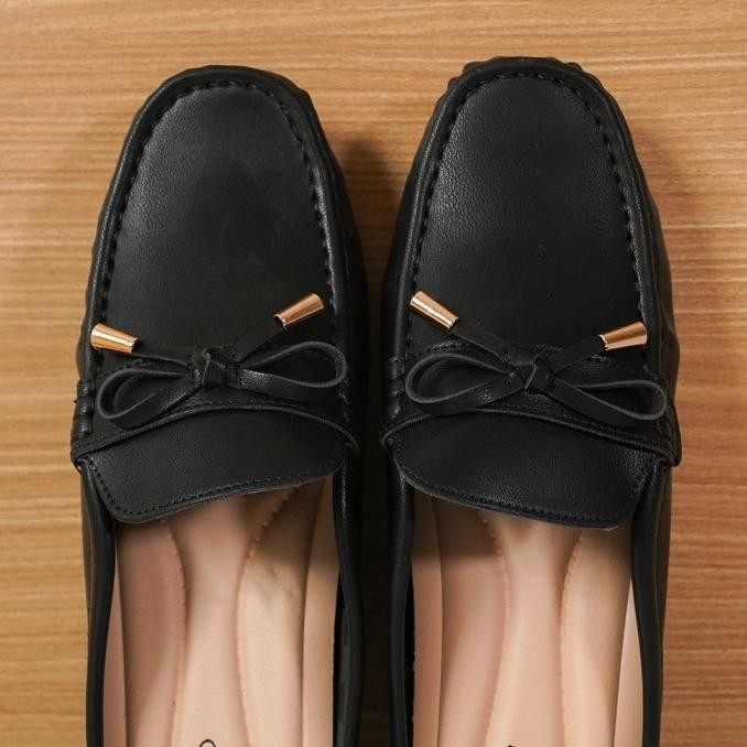 Gabino Sepatu Wanita Wedges Moccasin Slip On Casual Dami - O1Da3003
