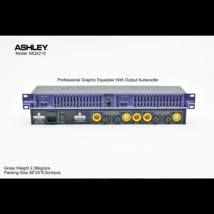 Equaliser Ashley Mqx215 Original Ashley Mqx 215