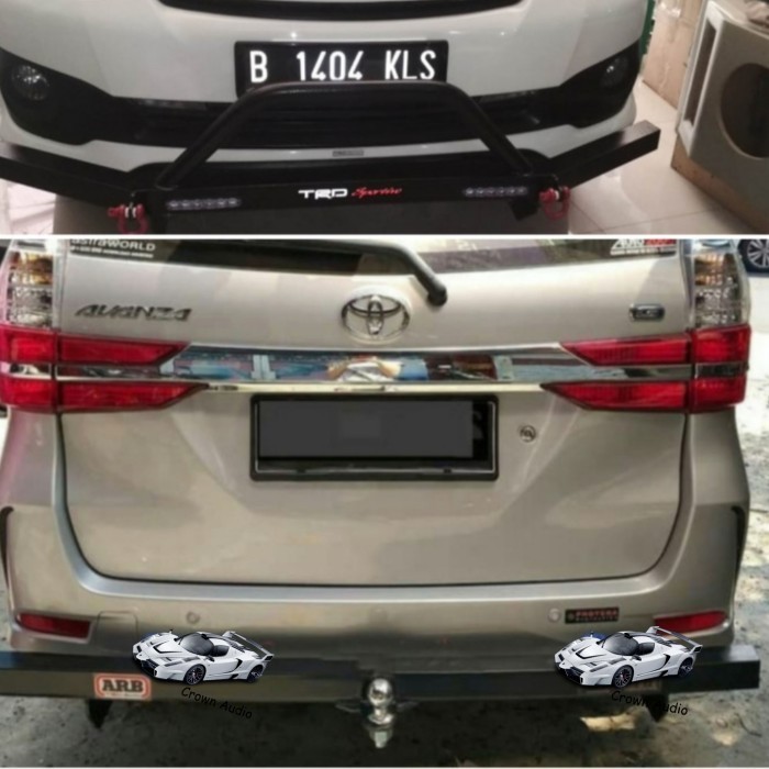 PAKET TOWING BAR TANDUK BUMPER DEPAN BELAKANG MOBIL ALL NEW AVANZA