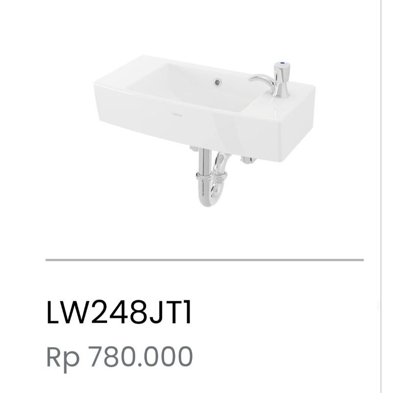 WASTAFEL TOTO GANTUNG LW248JTI