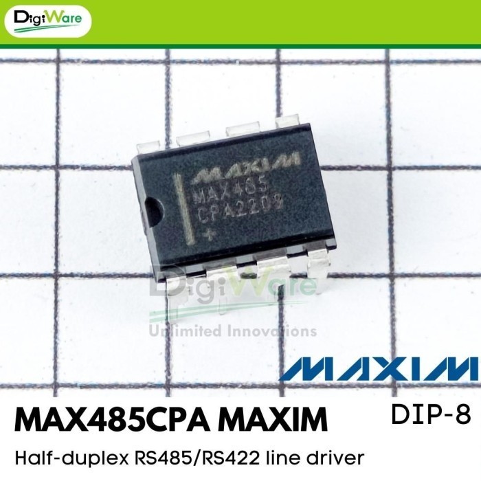 New Max485 Max485Cpa Dip 8 Pin Maxim Original Ic Driver Rs485 Rs422