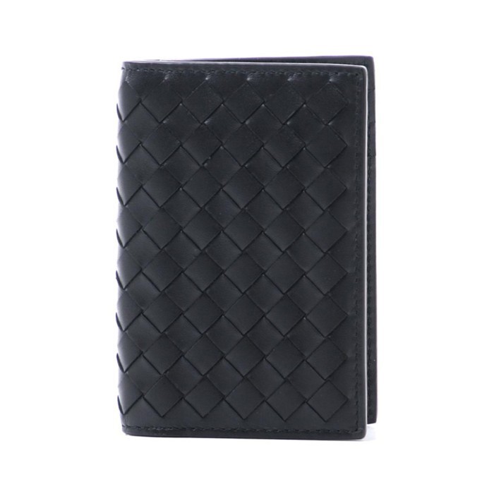 

BARANG TERLARIS Bottega Veneta Intrecciato Weave Card Holder Black