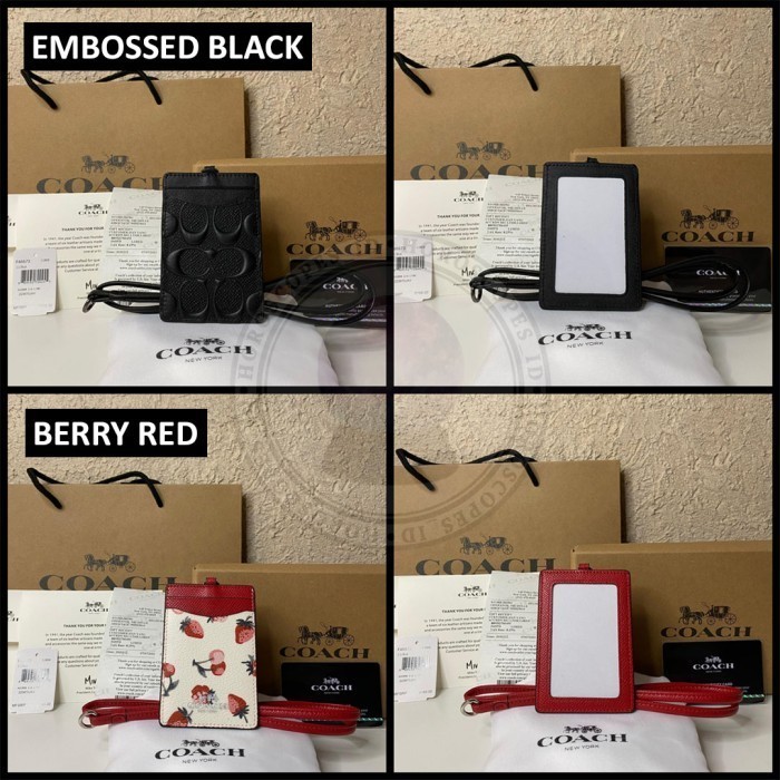 

BARANG TERLARIS Terbaru Id Card Holder / Lanyard / Name Tag Holder - Gantungan Coach