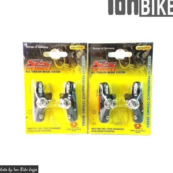Barang Murah.Co Karet Rem Sepeda Balap Scs Ubrake Shoe U Brake Pad Alloy Catridge Shoes Roadbike Kam