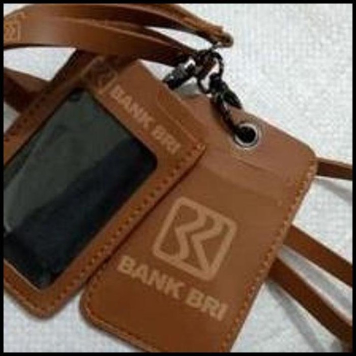 

BARANG TERLARIS kalung id card bank bri gantungan id card bank bri nametag holder bank