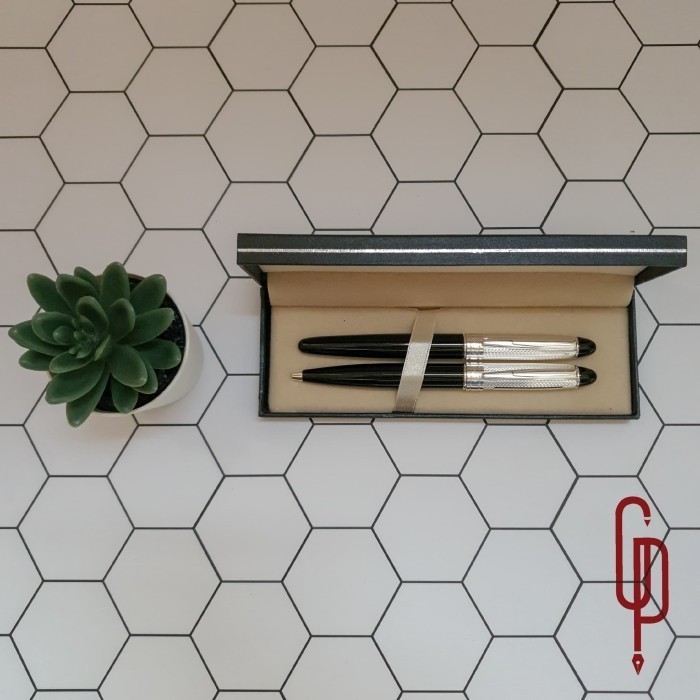 

Custom - Pulpen Crocodile Ekslusif Stainless 1 Set/ Pulpen Promosi