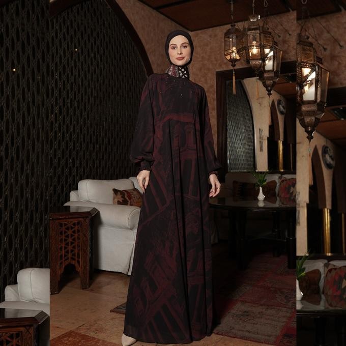 Terlaris Dress Muslim Mandjha Ivan Gunawan - Pettra Dress | Abaya Gamis Berkualitas