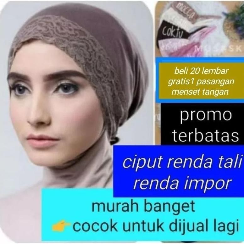 Ciput Renda Tali/Inner Renda Brokat/Ciput Mix Renda/Ciput Brokat Tali
