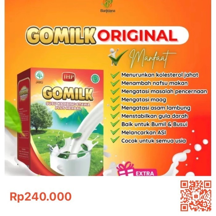 

Gomilk Paket Reseller 10 Box - Bonus 1 Sachet Gomilk