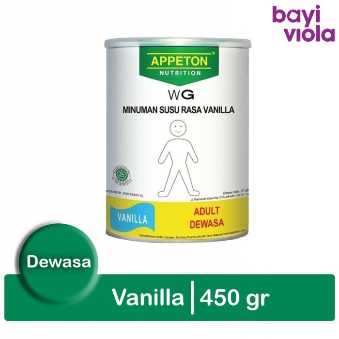 

Appeton Weight Gain Adult Vanilla Vanila 450Gr 450 Gr