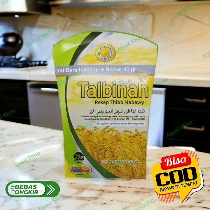 

DISKON Talbinah Tepung Gandum Thibbun Nabawy 440 Gr