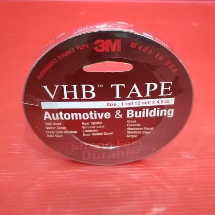 

HOT PROMO 3M/Double Tape 3M VHB/Dabel tipe perekat kuat/Ukuran 12 mm x 4,5 m