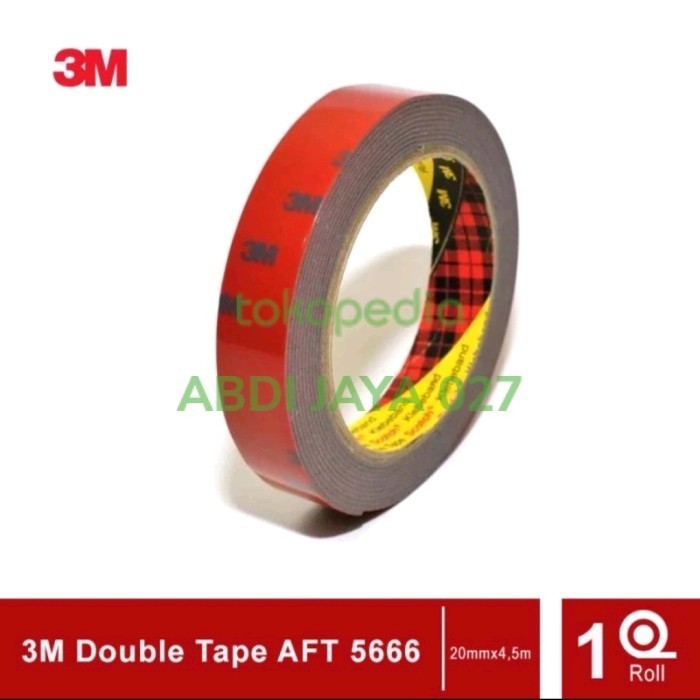 

SALE 3M Double tape Aft Acrylic tape 5666 1.1mm uk 20mm x 4,5m Automotive