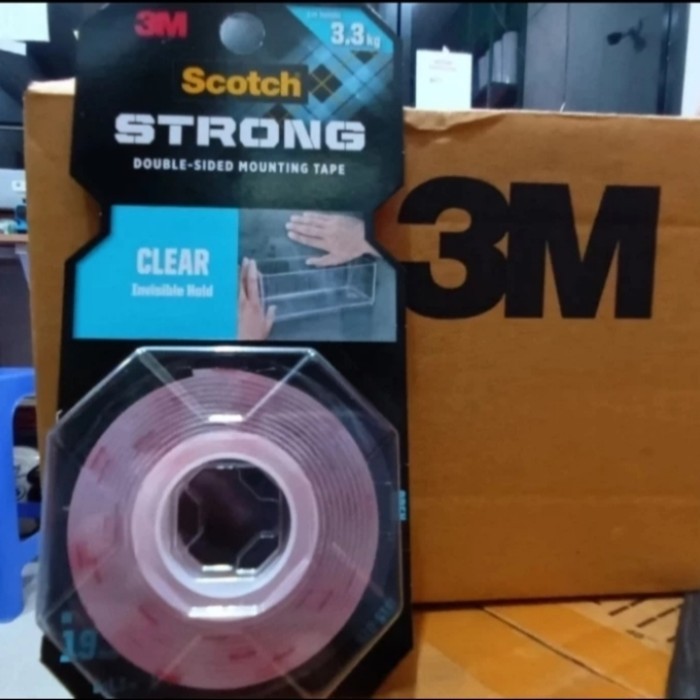 

Double Tape Bening 3M Scotch Original USA Clear Mounting Tape 4010C HOT PROMO