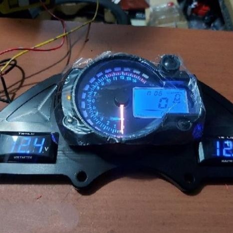 Speedometer Digital Koso Rx2N Ninja Rr New Old Plus Tatakan Alumunium