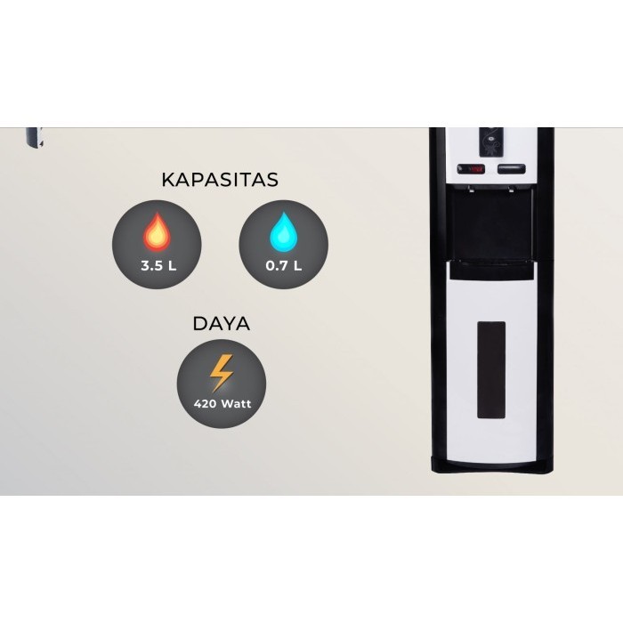 Dispenser Miyako Wdp-300 Dispenser Galon Bawah Miyako Wdp-300H H+C