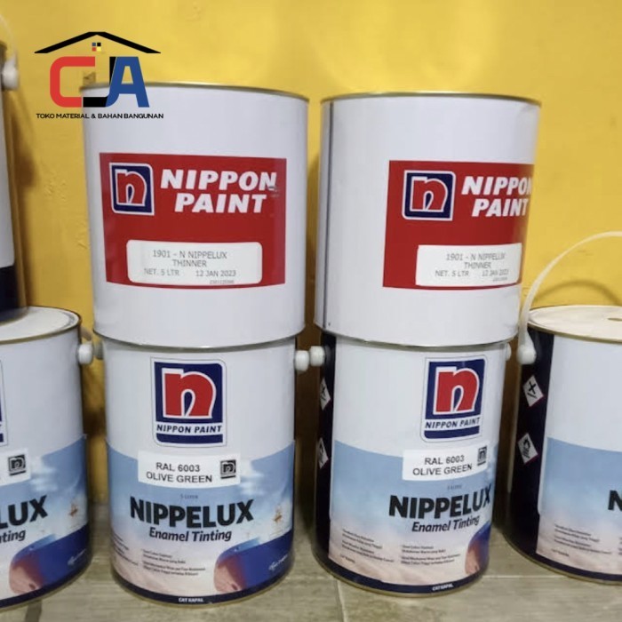 THINNER NIPPON MARINE COATING NIPPELUX 5 LITER GALON THINER CAT KAPAL
