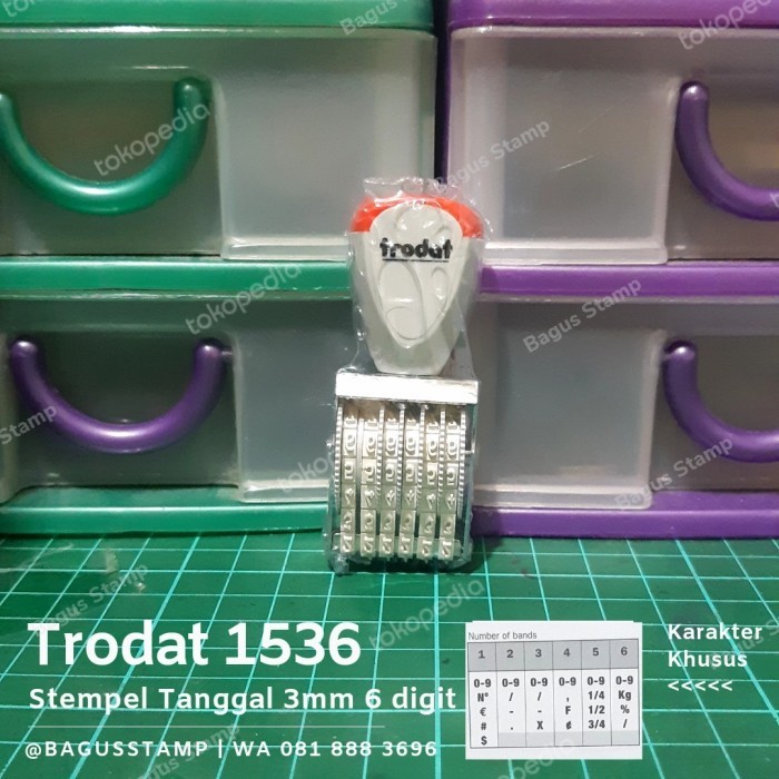 

Terlaris Stempel Angka Manual 6 Digit 3mm Trodat 1536 SALE