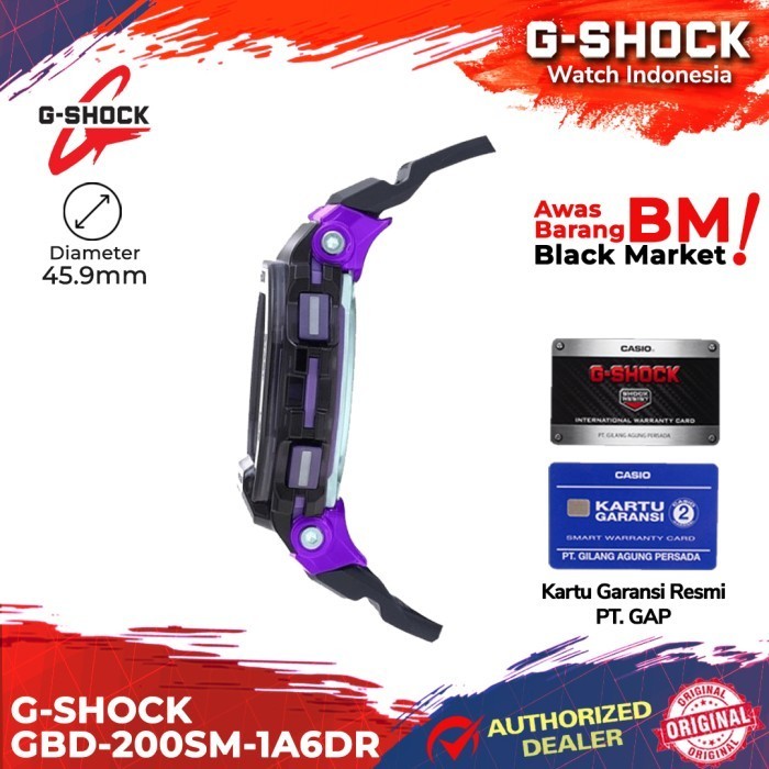 G-Shock Gshock Gbd-200Sm-1A6Dr Gbd-200Sm Gbd-200 Gbd200Sm Gbd 200Sm