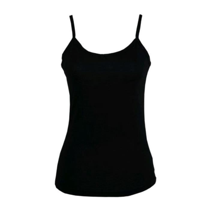 Tank Top Wanita Tali Kecil Hitam-Putih Phg L-Xl
